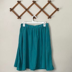 Xhilaration Teal Skirt L